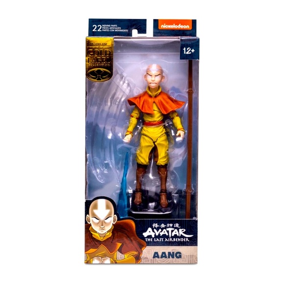 McFarlane Toys Other - Avatar: The Last Airbender Aang Avatar State Gold Label 7-Inch Action Figure